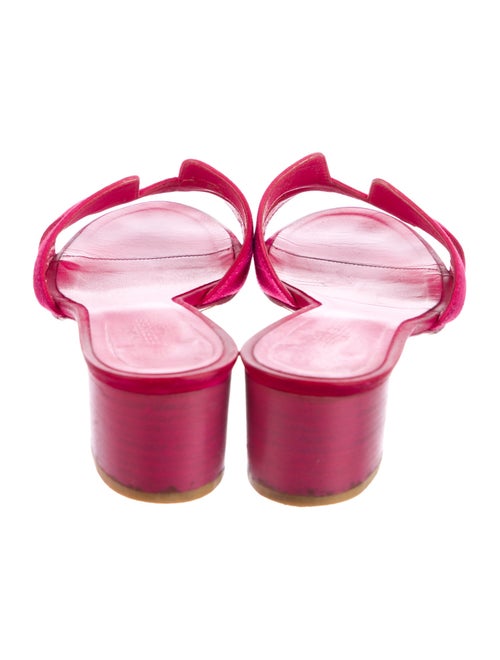 Hermès Suede Slides