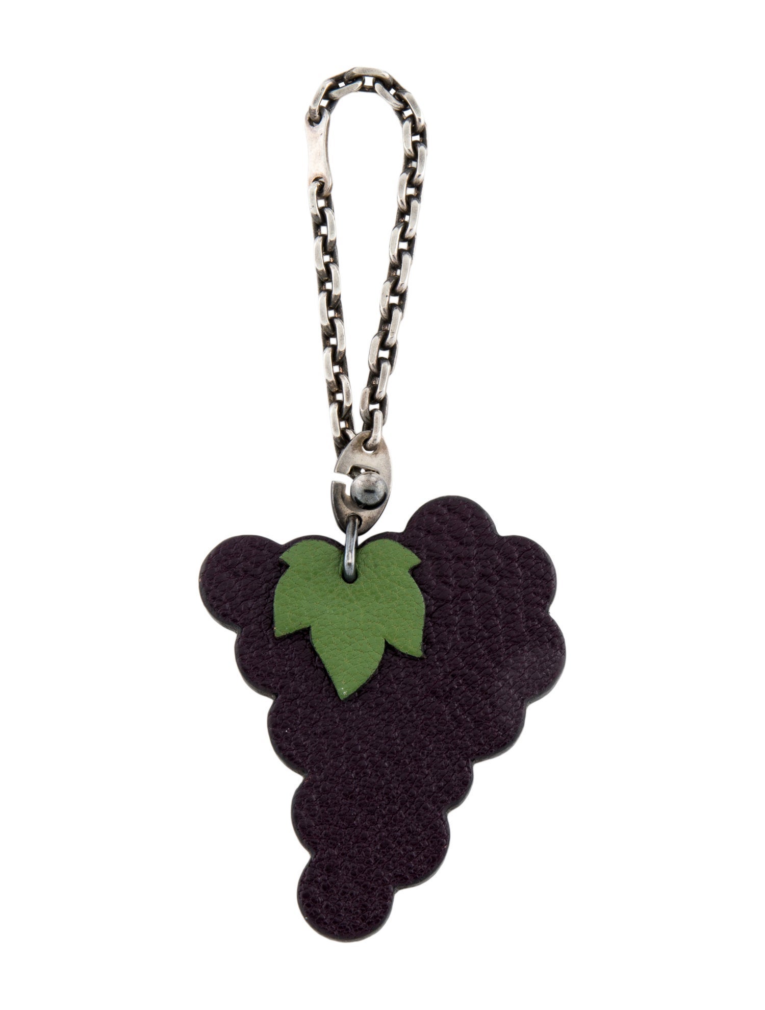 Hermès Chevre Mysore Grape Bag Charm