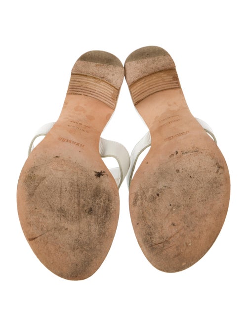 Hermès Leather Slides