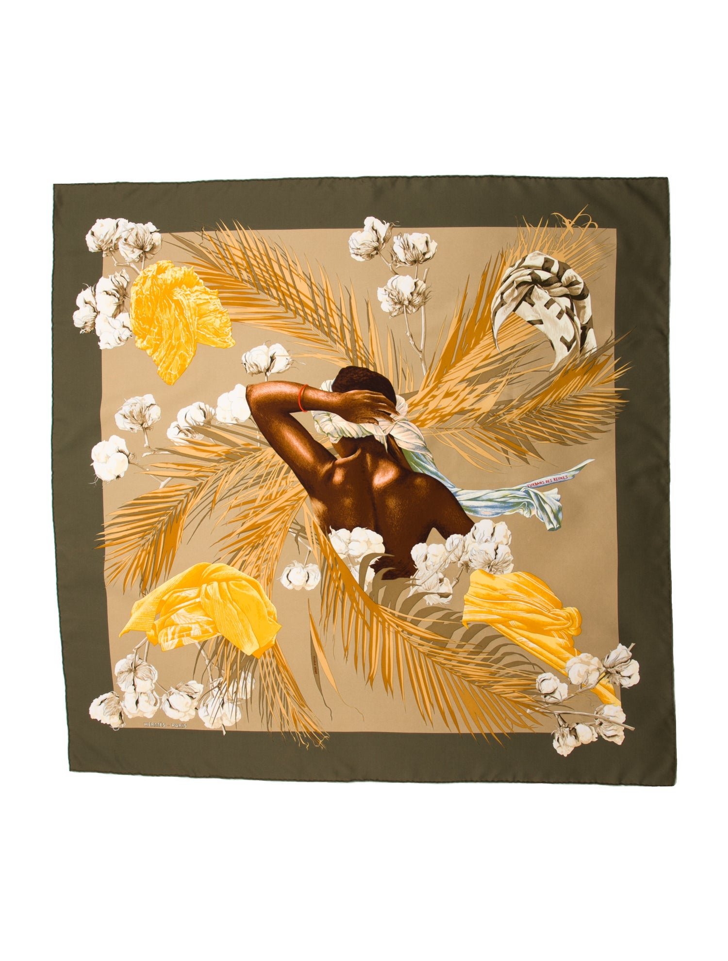 Hermès Turbans des Reines Silk Scarf