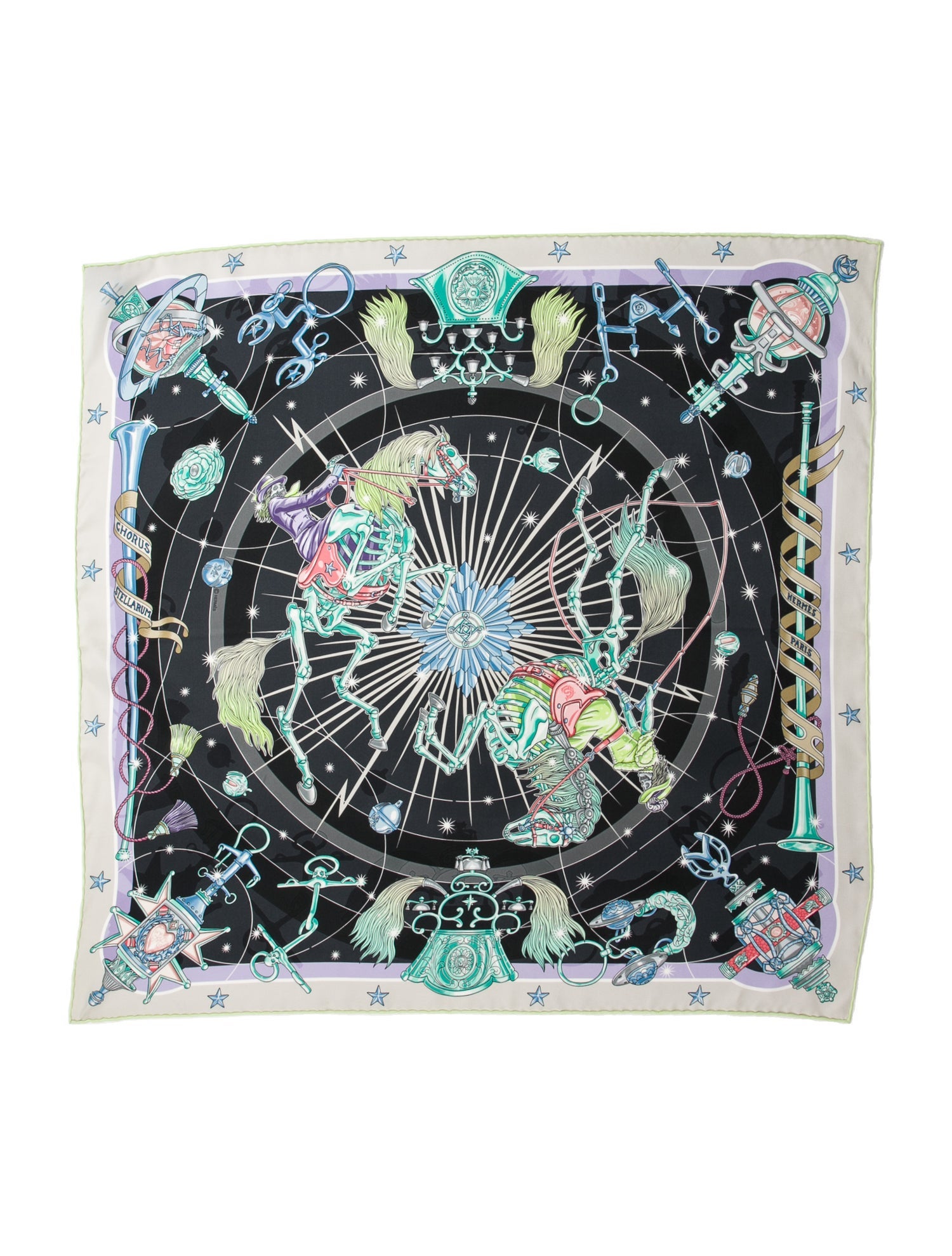 Hermès Chorus Stellarum Silk Scarf