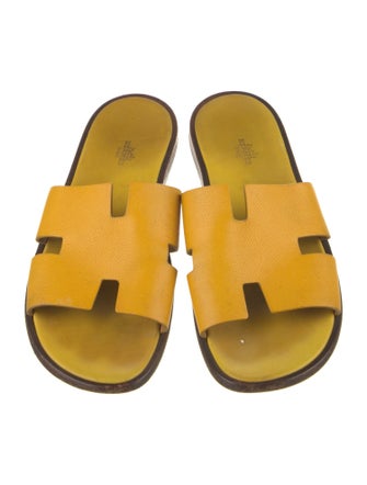 Hermès Leather Slides