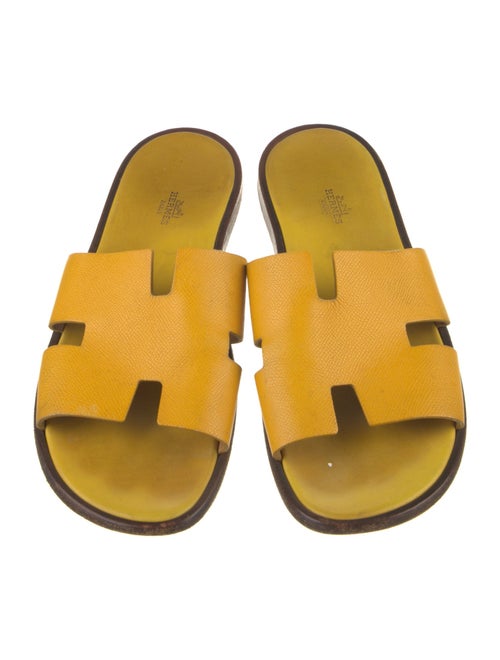 Hermès Leather Slides