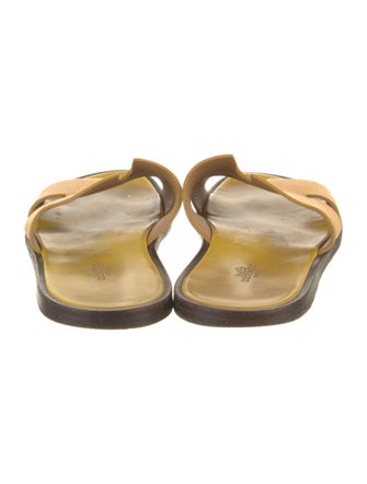 Hermès Leather Slides