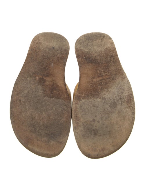 Hermès Leather Slides