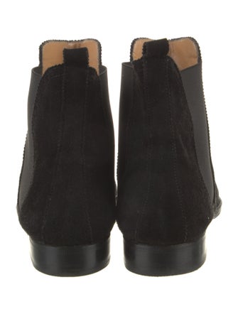 Hermès H Logo Suede Chelsea Boots