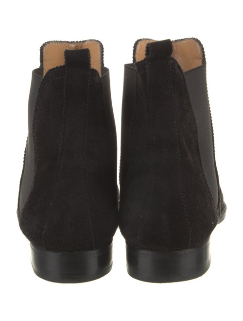 Hermès H Logo Suede Chelsea Boots