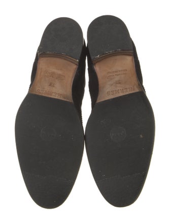 Hermès H Logo Suede Chelsea Boots