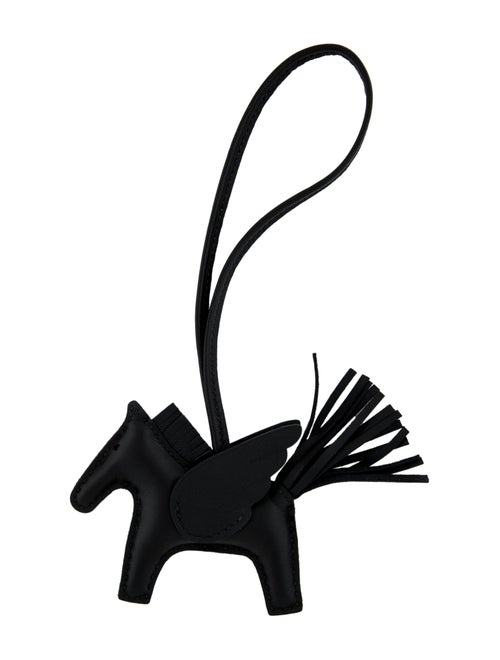 Hermès 2024 Milo So Black GriGri Rodeo Pegase TPM Bag Charm