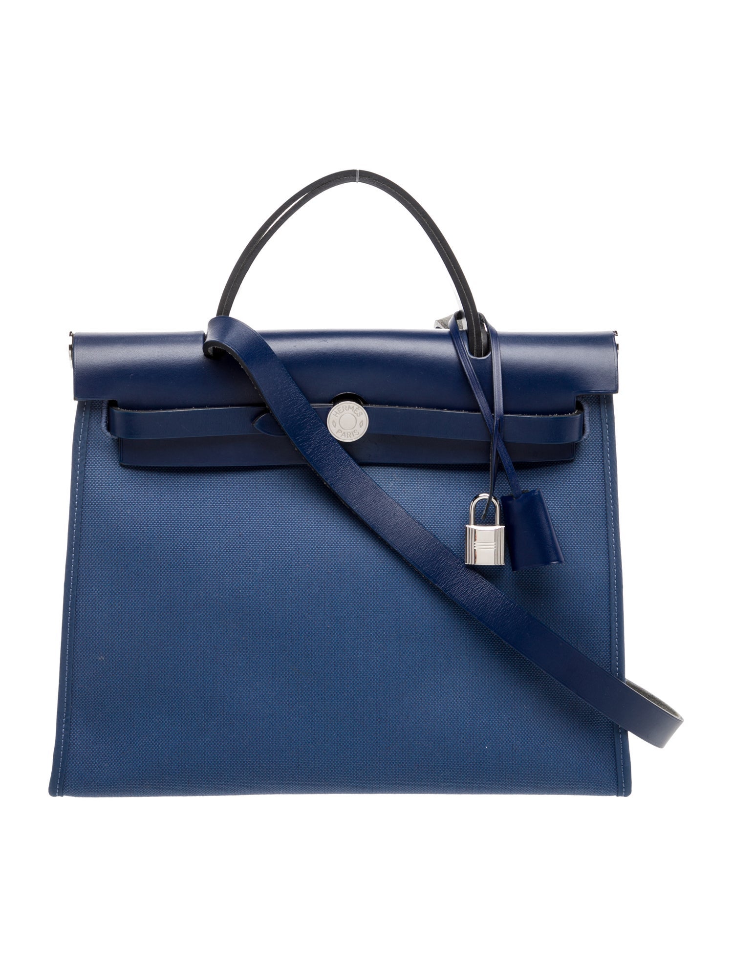 Hermès Toile Militaire & Vache Hunter Herbag Zip 31