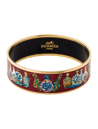 Hermès Wide Enamel Bangle