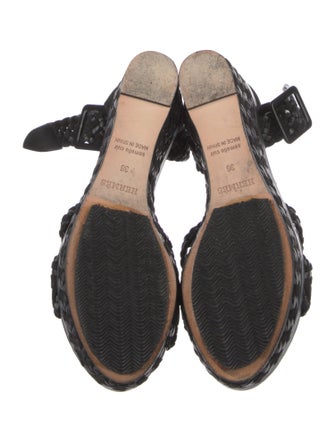 Hermès Leather Espadrilles