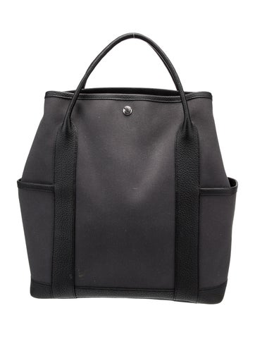 Hermès Totes 2023 Toile & Negonda Vertical Garden Party Pockets