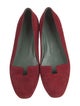 Hermès Suede Cutout Accent Ballet Flats