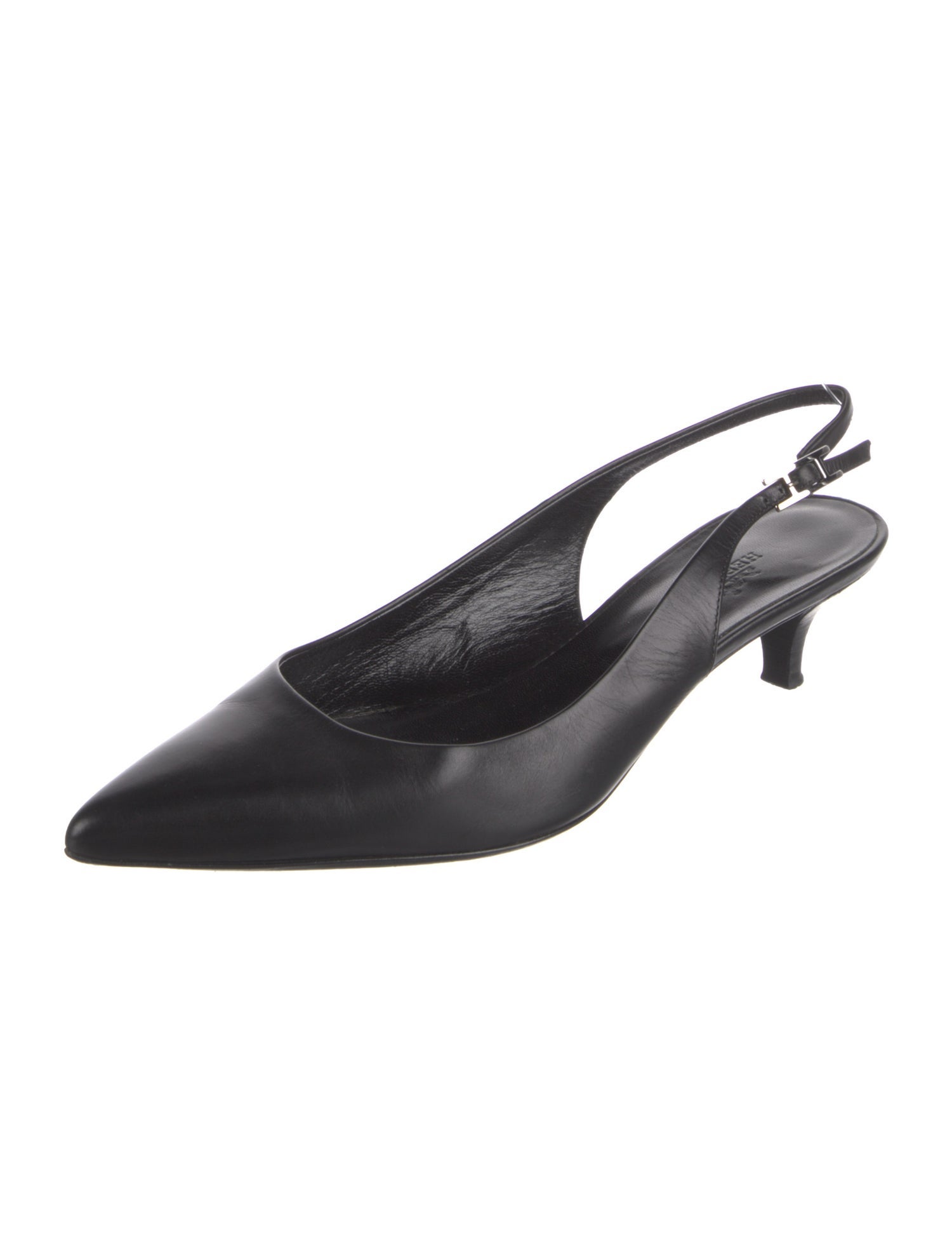 Hermès Leather Slingback Pumps