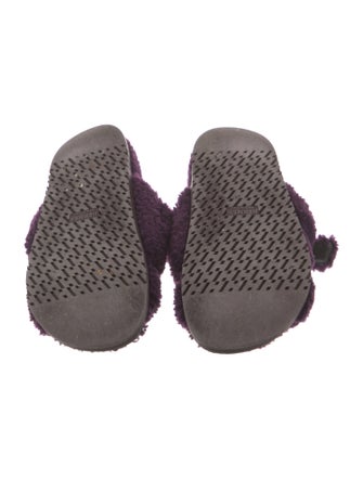 Hermès H Logo Shearling Slides