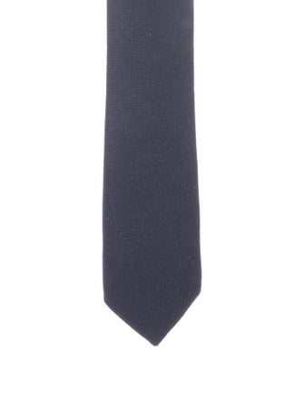 Hermès Solid Silk Tie