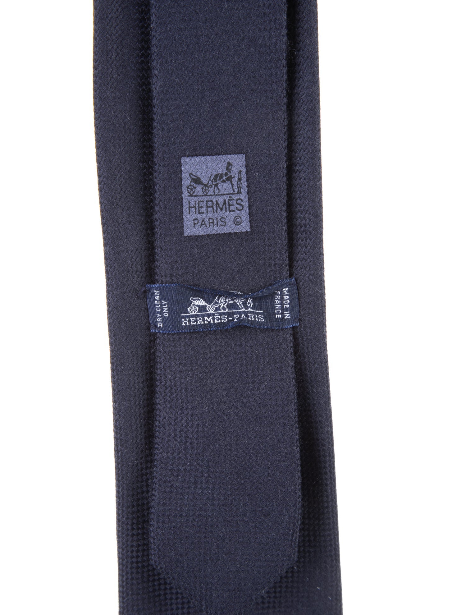 Hermès Solid Silk Tie