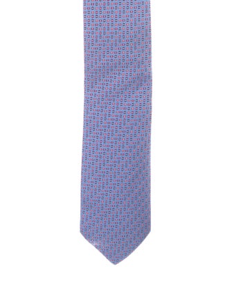 Hermès Silk Pattern Tie