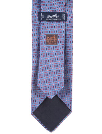 Hermès Silk Pattern Tie