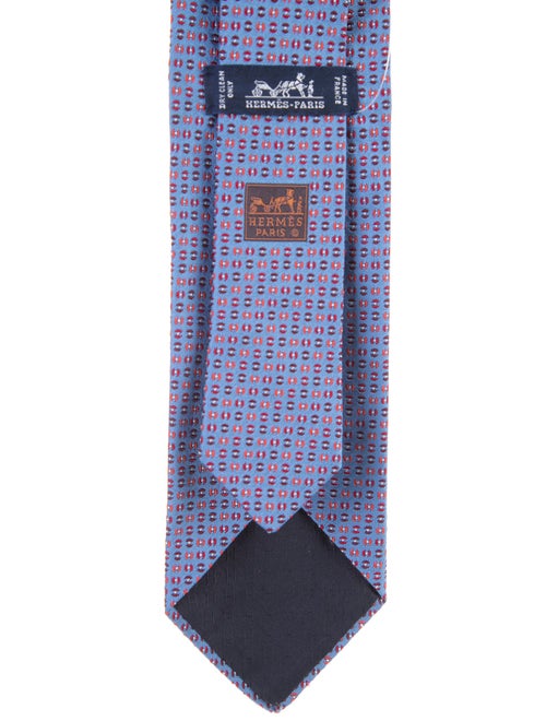 Hermès Silk Pattern Tie