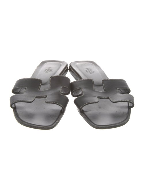 Hermès 2021 Leather Slides