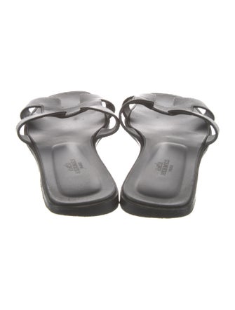 Hermès 2021 Leather Slides