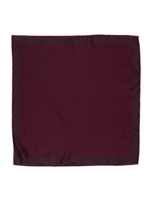 Hermès Printed Silk Pocket Square