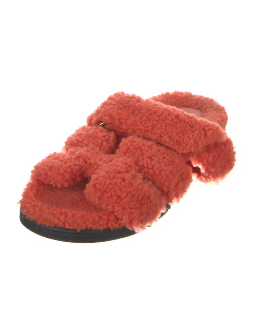 Hermès Chypre Shearling Slides