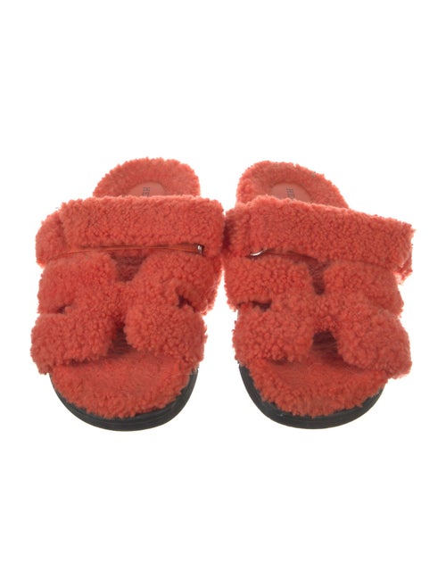 Hermès Chypre Shearling Slides