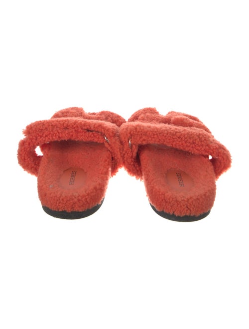 Hermès Chypre Shearling Slides