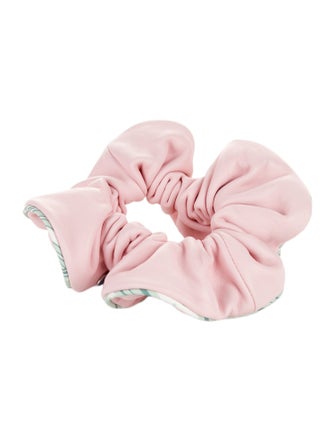 Hermès Claudia "Sangles en Zigzag Bandana" Scrunchie