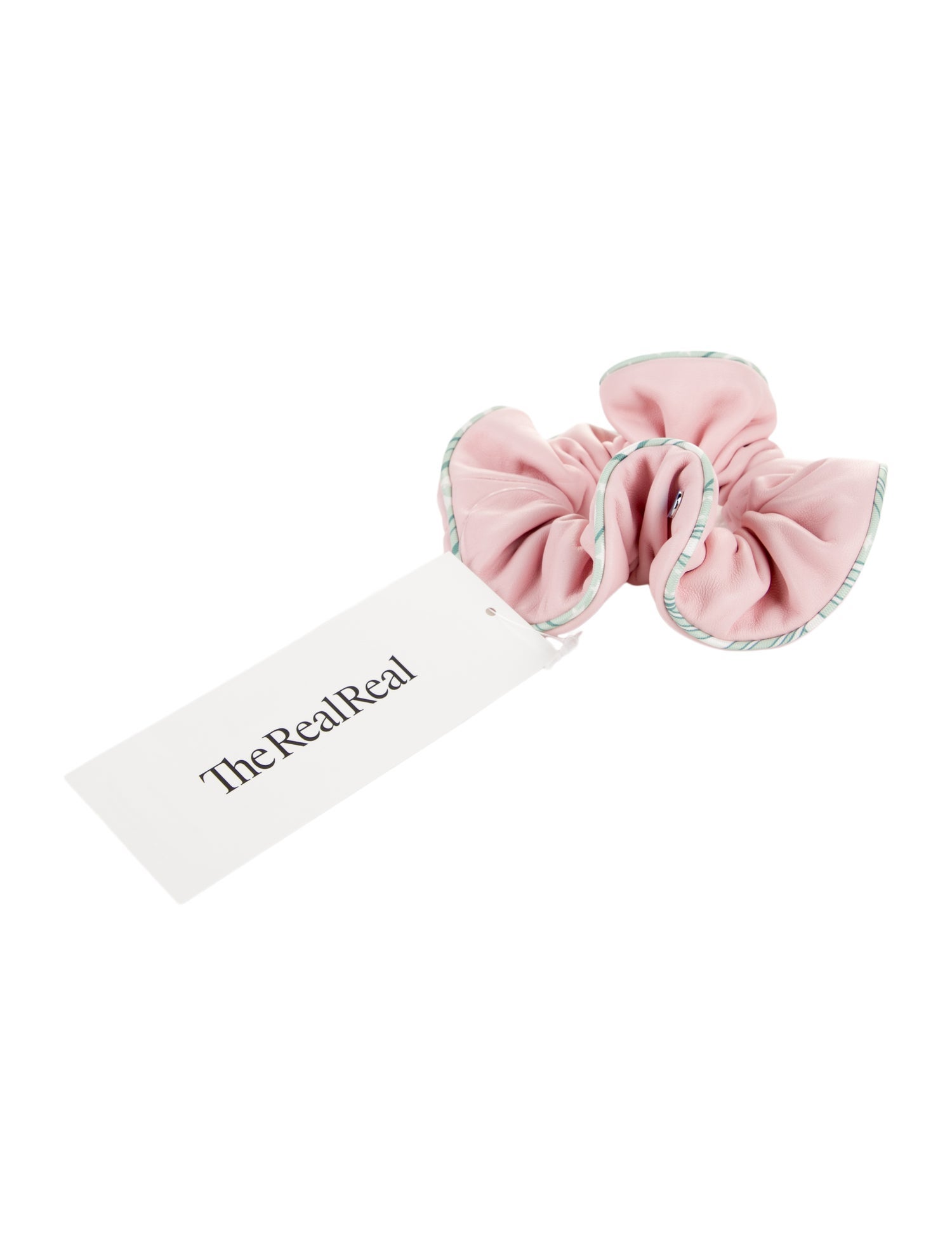 Hermès Claudia "Sangles en Zigzag Bandana" Scrunchie