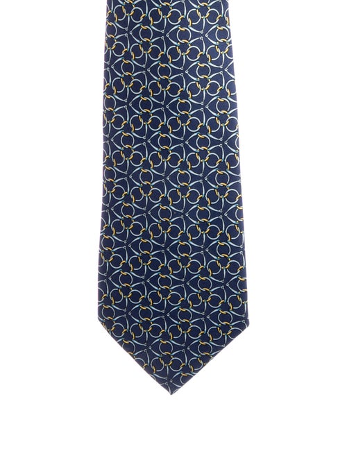 Hermès Silk Patterned Tie