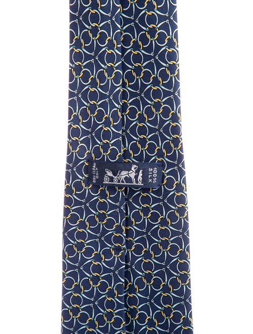 Hermès Silk Patterned Tie