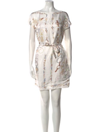 Hermès Silk Mini Dress