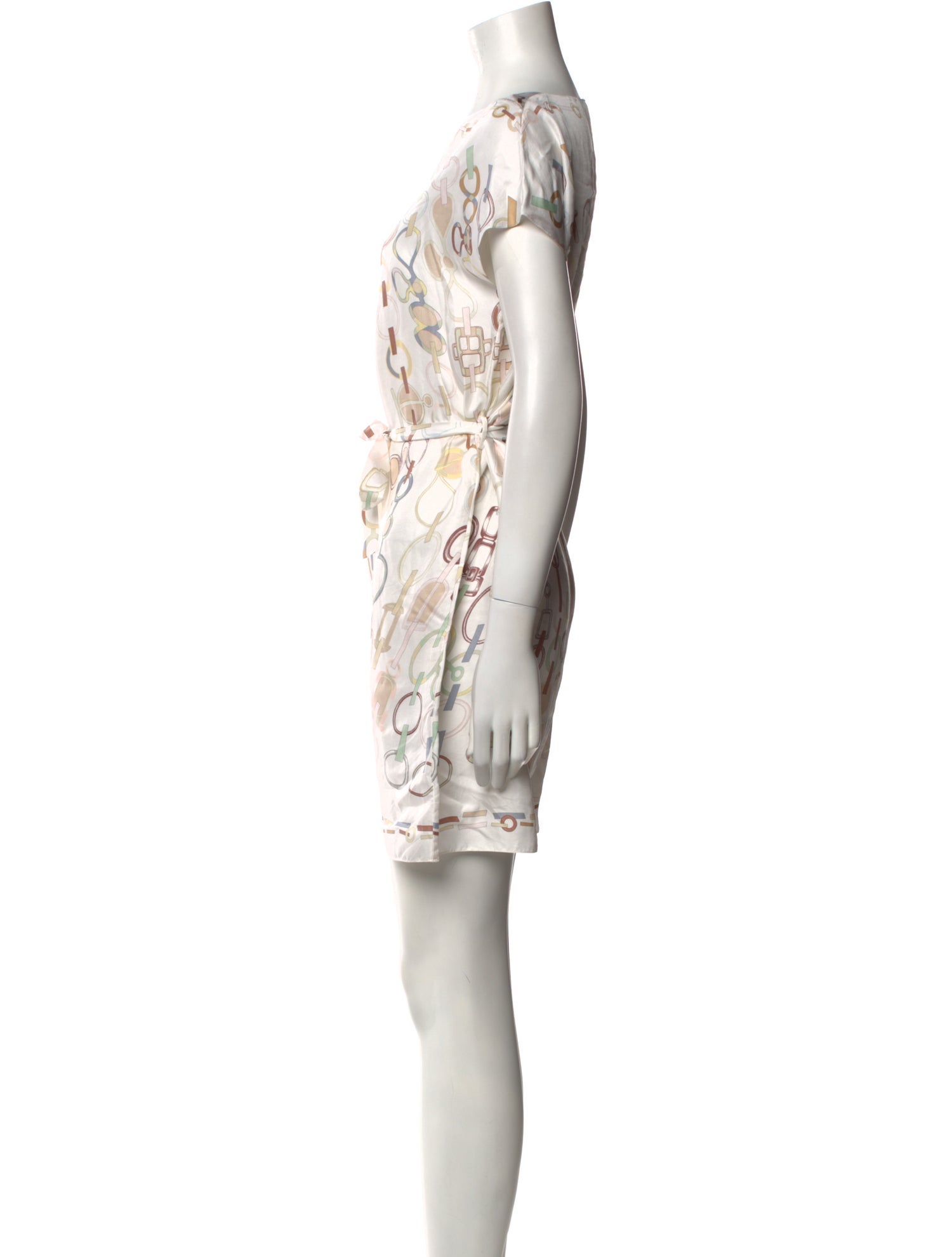 Hermès Silk Mini Dress