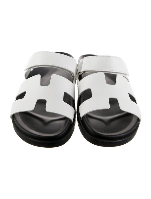 Hermès Chypre Leather Slides