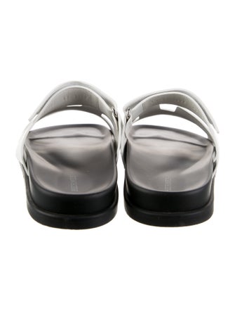 Hermès Chypre Leather Slides