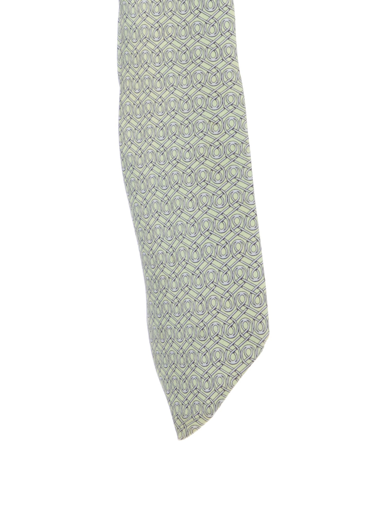 Hermès Geometric Silk Tie