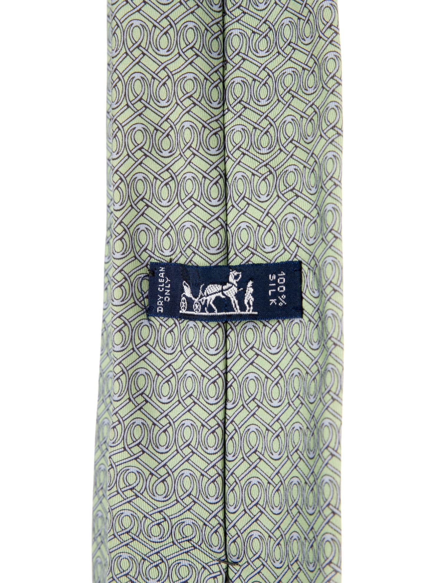 Hermès Geometric Silk Tie