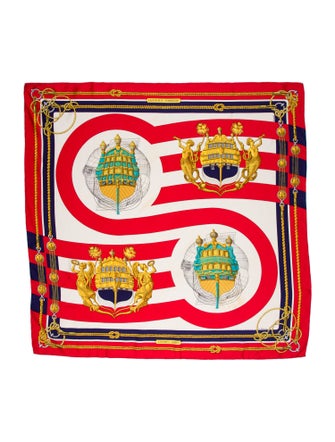 Hermès Chateaux d'Arriere Silk Scarf