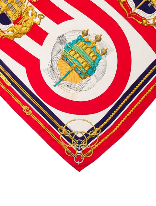Hermès Chateaux d'Arriere Silk Scarf