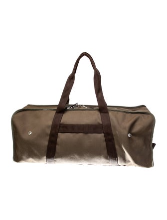 Hermès Toile Groom Boot And Helmet Bag