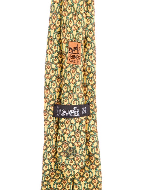 Hermès Silk Patterned Tie
