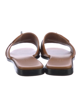 Hermès Giulia Leather Slides