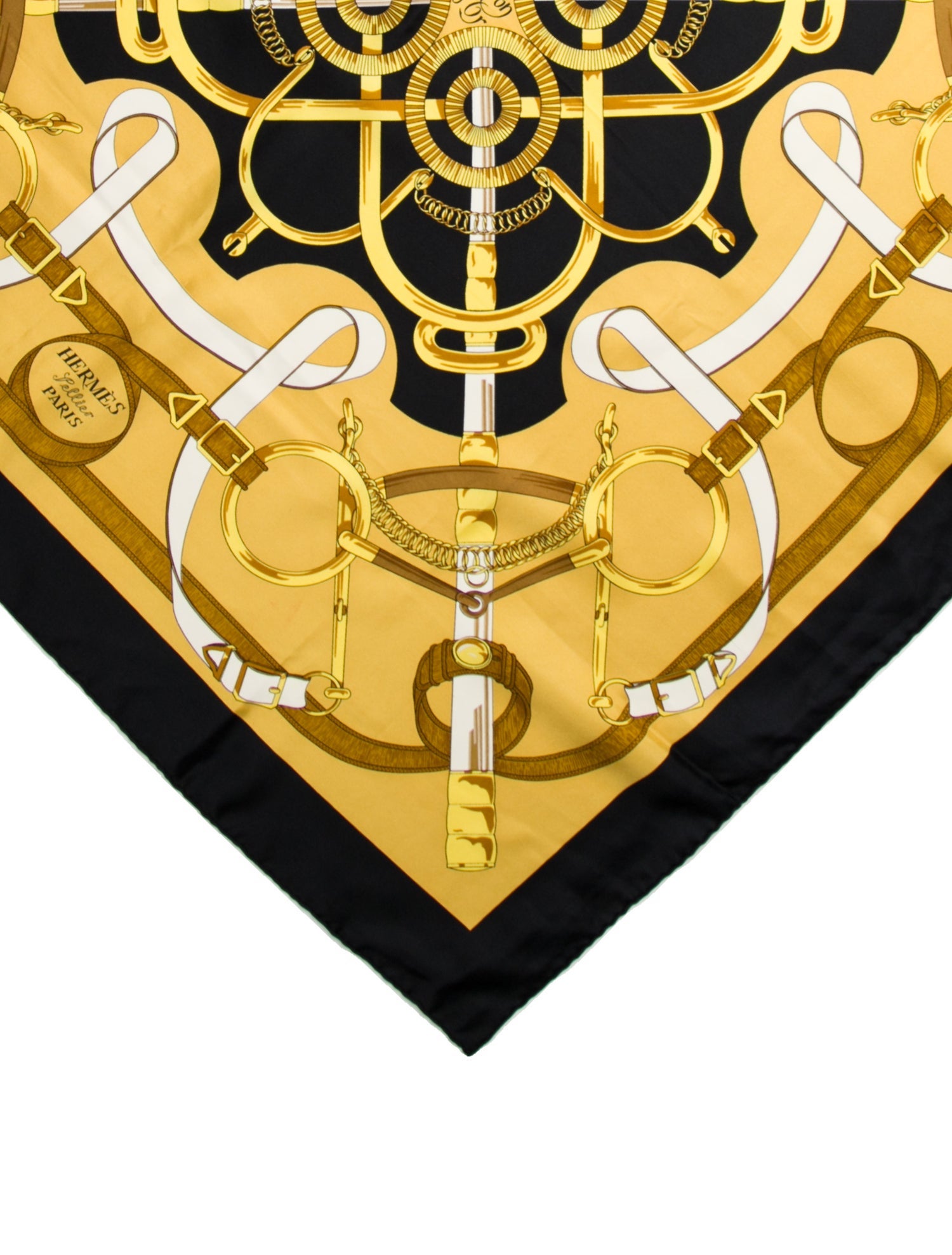 Hermès Eperon D'Or Silk Scarf
