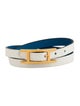 Hermès Leather Behapi Double Tour Wrap Bracelet