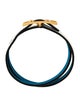 Hermès Leather Behapi Double Tour Wrap Bracelet