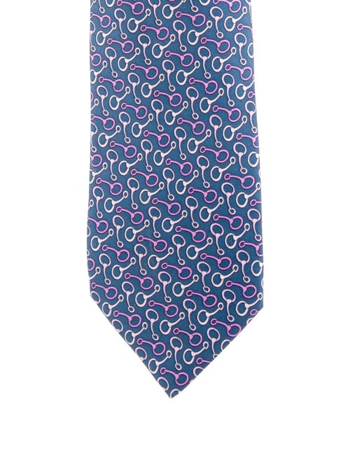 Hermès Printed Silk Tie